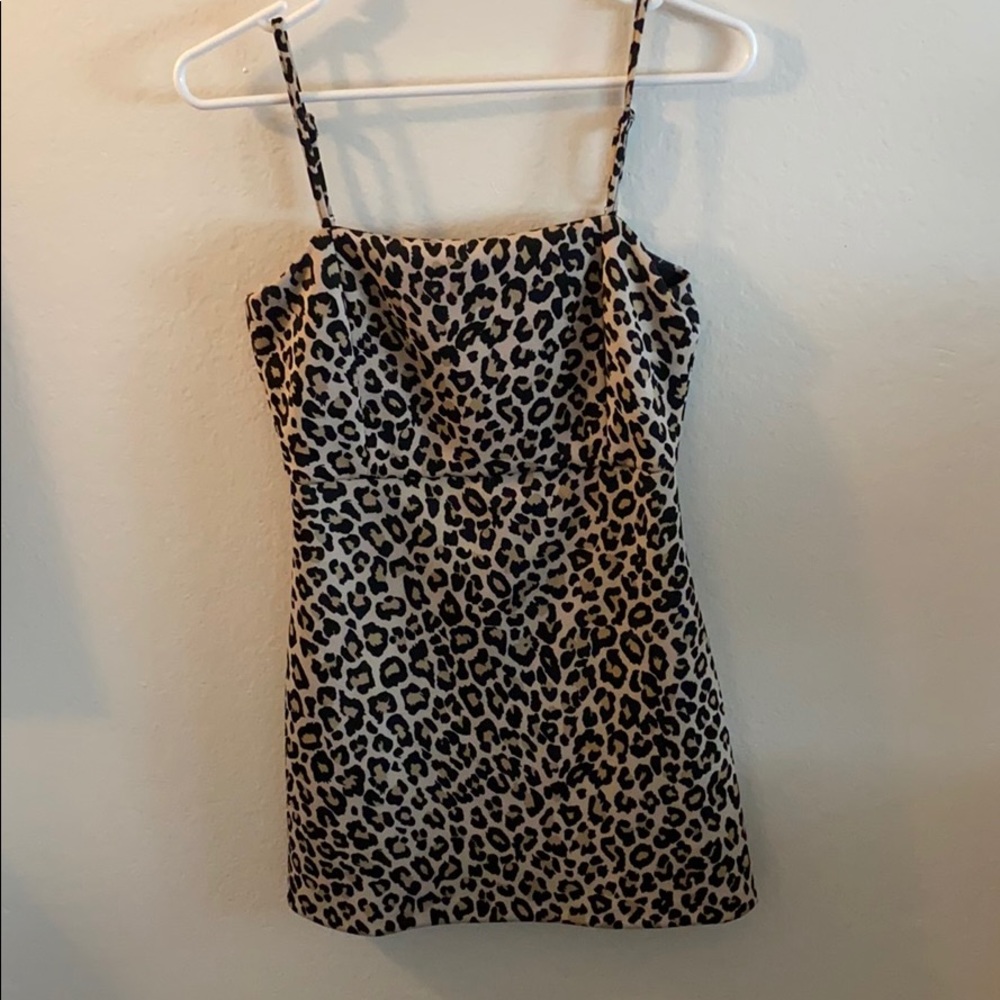 Cheetah mini dress